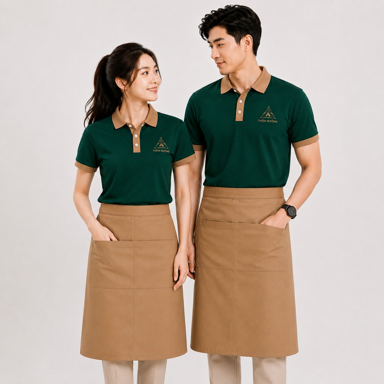 Tạp Dề Cho Quán Cà Phê, Trà Sữa
