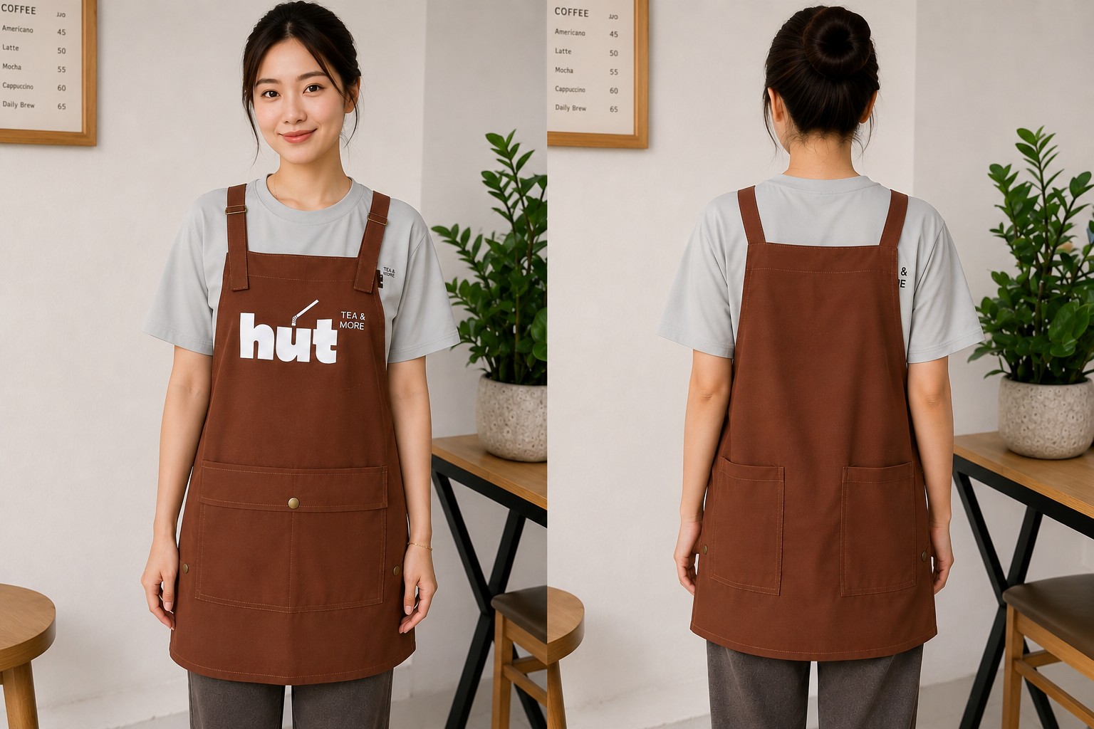 Tạp Dề Cho Quán Cà Phê, Trà Sữa
